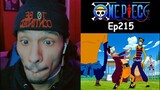 One Piece Reaction Episode 215 | Foxy Forgot: Dodge, Duck, Dip, Dive and Dodge |