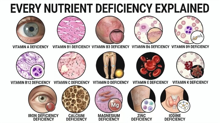 Every Nutrient Deficiency and Its Effects Explained: NO BS