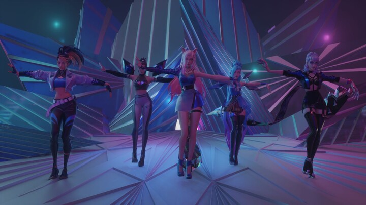 [LOL Mobile Game MMD] K/DA, always shining! [KDA Girls Group/glass bead]