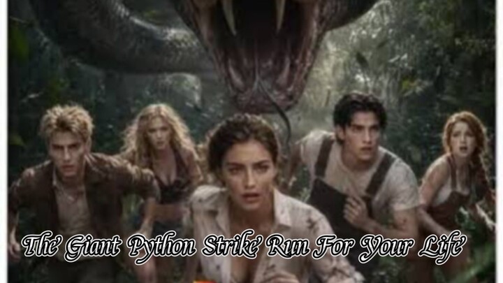 The Giant Python Strike Run For Your Life