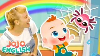 Itsy bitsy spider | Dance With JoJo | Nursery Rhymes & Kids Songs | JoJo English - Family Playroom