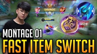 Lancelot Fast Item Switch + Savage | Lancelot Montage #01 | Mobile Legends