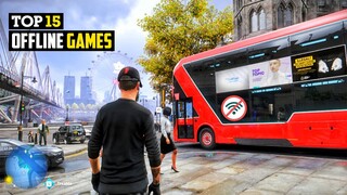 Top 15 Best OFFLINE Games For Android & iOS 2021! [HD Graphics]