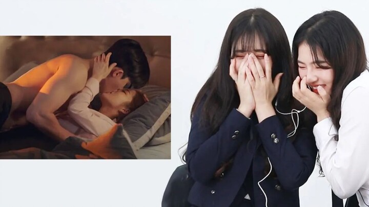 How would a high school girl react when she sees passionate scenes in movies and TV shows?