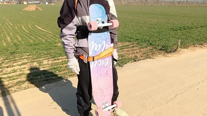 Tiny scooter nails #abstract# couple routine #hilarious