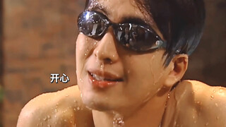 As expected, he can't hide in front of the person he likes. He always plays straight to her and smil