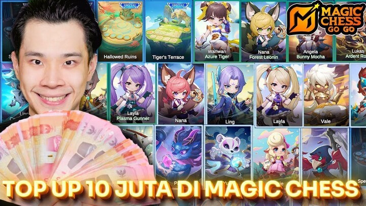 TOP UP 10 JUTA DI MAGIC CHESS GOGO DAPET APA AJA