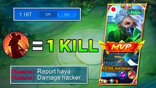 HAYABUSA 2ND SKILL = 1KILL THEY THINK I'M USING CHEAT! 🔥