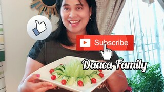 How to make Beautiful Art of Celery,Cucumber and Grape Tomatoes platter design