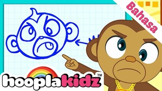 Lagu Anak Anak | Biarkan Kami Membuat Wajah Lucu | HooplaKidz Bahasa