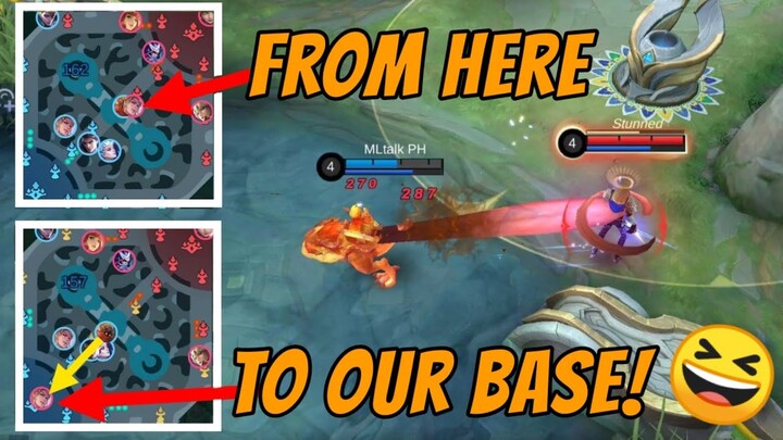 THROWING ENEMIES TO OUR BASE (MAYHEM MODE BARATS GAMEPLAY) IN MLBB