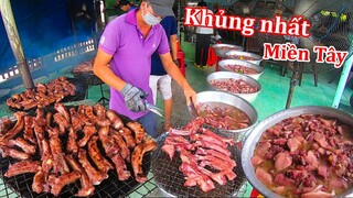 Kinh ngạc Quán cơm tấm Sườn nướng Siêu khủng mỗi ngày nướng hơn 300kg Sườn heo ở Miền Tây