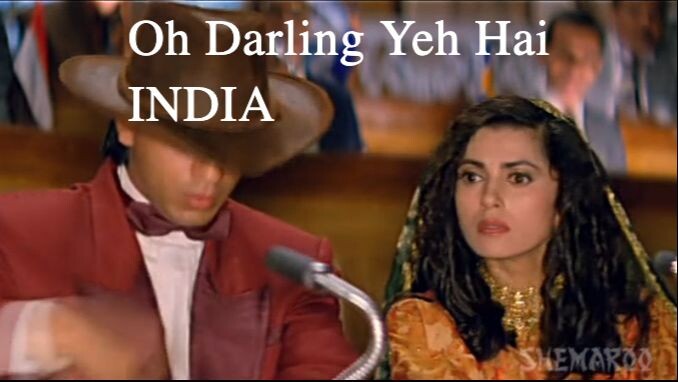 Oh Darling Yeh Hai India (1995) DVDRip 720p English Subtitles!