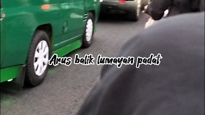 arus balik lumayan padat