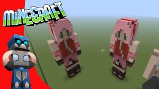 Tutorial Pixel Art Sakura Skin 3D / Como hacer a Sakura Pixel Art Naruto Minecraft