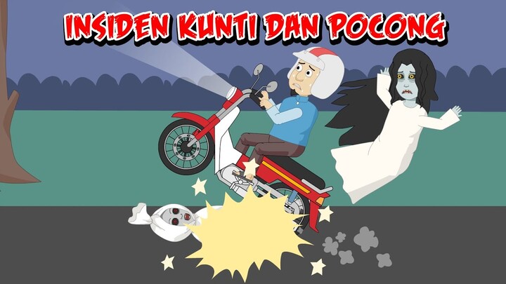 Hoki di Malam Hari#Pocong Lucu#Mulkidi Ketakutan#Funny Cartoon#Horor Lucu Episode 7