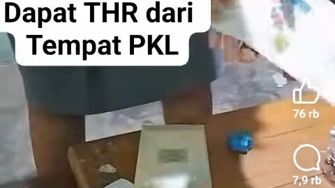 baru pertama x dapat THR