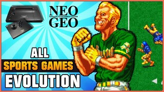 SPORTS VIDEO GAMES evolution on NEO GEO