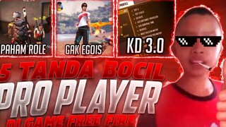 5 Tanda Bocil Pro Player Di Game Free Fire