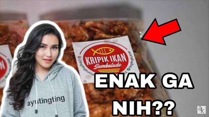 AYU TING TING KERIPIK IKAN SAMBALADO REVIEW!!