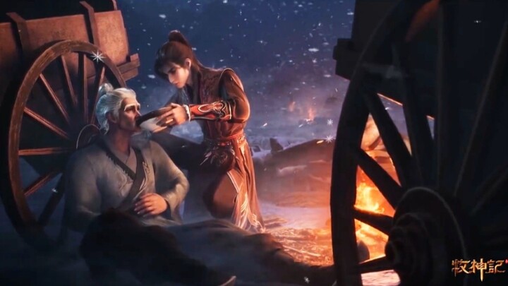 Tales Of Hearding Gods Episode 73 Sub Indo - Qin Mu Menolong Rakyat Yang Kelaparan & Kedinginan 😱