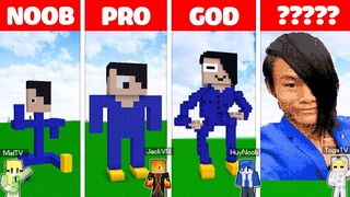 TÔ GÀ THỬ THÁCH 24H XÂY KHỨA ÁO XANH KHỔNG LỒ TỪ NOOB TỚI ???? TRONG MINECRAFT*TÔ GÀ THỬ THÁCH XÂY