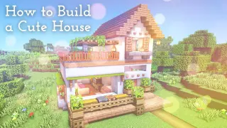 [Minecraft] How To Build A Cute House