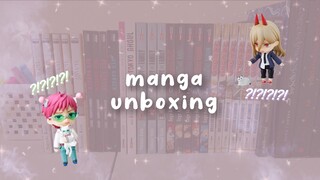 🌻 manga unboxing | (given, naruto, solo leveling, etc)