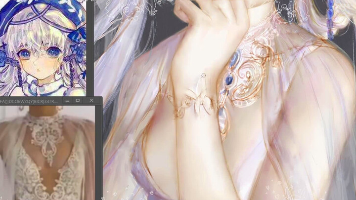 [Lukisan Digital] Gaya lukisan ke dua yang ditolak oleh Pelukis Mi