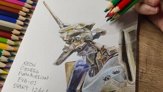 Drawing Eva Unit 01 From Neon Genesis Evangelion