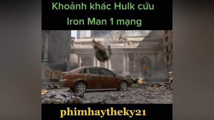 Hulk Saves Iron Man - Final Battle Scene - The Avengers (2012) Movie Clip HD. ironman nguoisat hulk