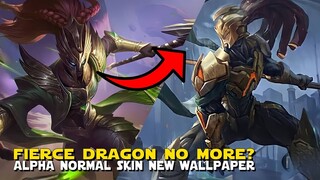 REVAMPED FIERCE DRAGON ALPHA NEW WALLPAPER NO MORE FACE | MLBB ADVANCED UPDATE REMODELED ALPHA