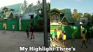 My Highlight Three's (Baskeball Game)