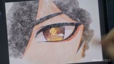 Drawing Zhongli Anime Eyes from Genshin Impact