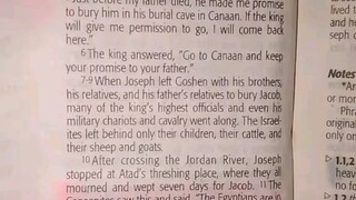 Daily Verse.                  Genesis 50:6-9