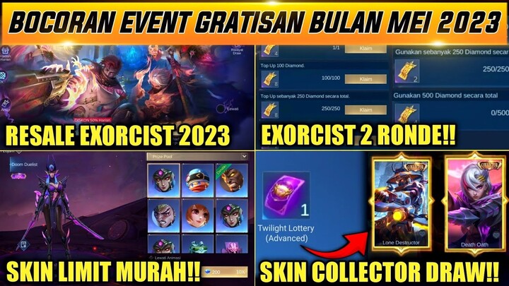 BOCORAN EVENT GRATISAN BULAN MEI 2023 BISA PANEN BANYAK SKIN LAGI | EVENT SURPRISE BOX SHINING STAR