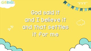 God Said It Minus One with Lyrics | Instrumental