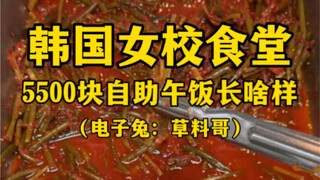 韩国女校食堂5500元自助午饭长啥样？（我这回知道自己的定位了）