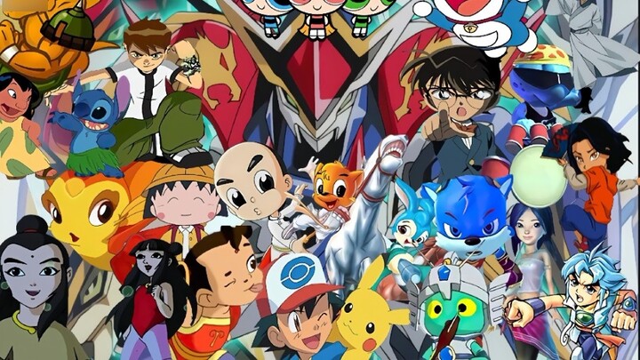 【Mad】Review 100 childhood animations in 3 minutes, instantly bringing back memories of ten years ago