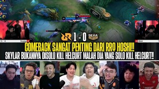 COMEBACK DARI RRQ HOSHI SKYLAR SOLO KILL DRIAN! REAKSI STREAMER RRQ HOSHI 1-0 DEWA UNITED MPL ID S13