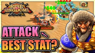 Attack best stat for Attila Takeda in Rise of Kingdoms? [This might change your equipment plans]