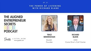 the aligned entrepreneur secrets podcast guest expert Richard Blank Costa Ricas