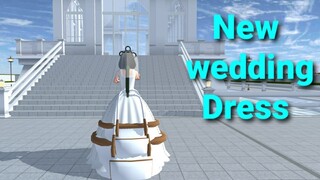 #shorts Tutorial new wedding dress style in sakura school simulator