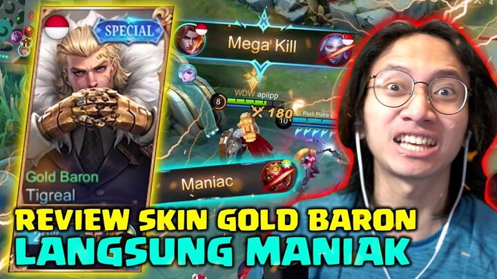 MANIAC TIGREAL GOLD BARON ! - Mobile Legends Indonesia