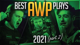 THE SICKEST PRO AWP PLAYS OF 2021 #2! (CRAZY PLAYS, CLUTCHES, ACES!) - CS:GO