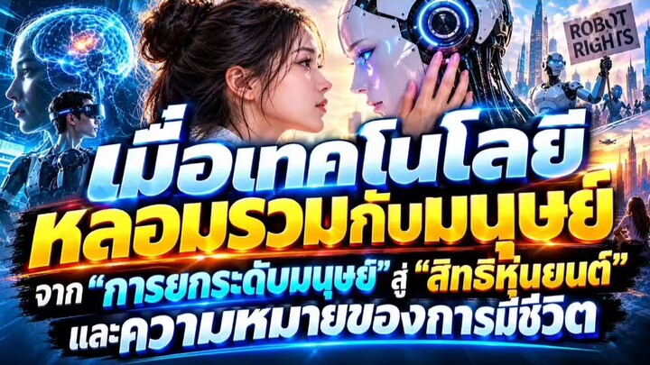 🤖 ถ้าวันหนึ่ง…หุ่นยนต์ไม่ได้เป็นแค่เครื่องจักรอีกต่อไป แล้วเราจะมองพวกเขาอย่างไร?