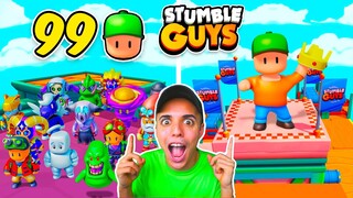 99 JUGADORES y SOLO 1 GANA en NUEVO MAPA! 🤯 Stumble Guys