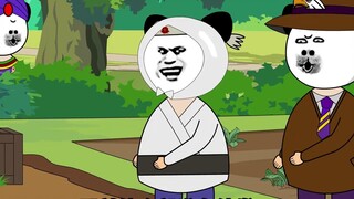 Foot Basin: Can you beat me? Rabbit: Mysterious self-confidence!