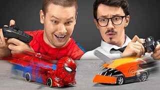 🏁 Chainsaw Man and Spider-Man's Sports Cars in the Race for the Grand Prize! 🏁