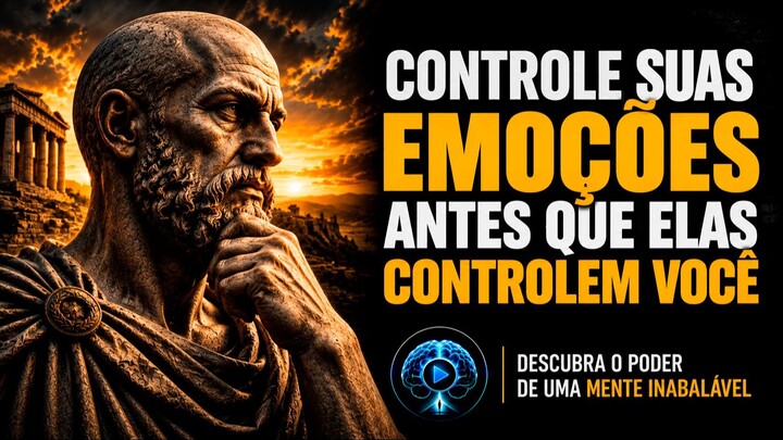Controle Suas Emoções Antes Que Elas Controlem Você 🏛️ Segredo dos Estoicos #estoicismo